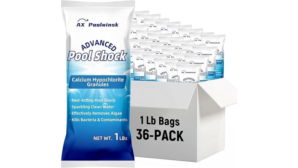 36 pound calcium hypochlorite pack