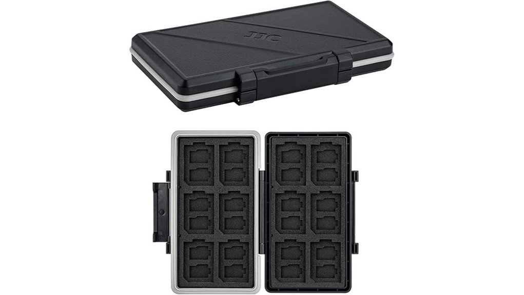 36 slot waterproof memory card case