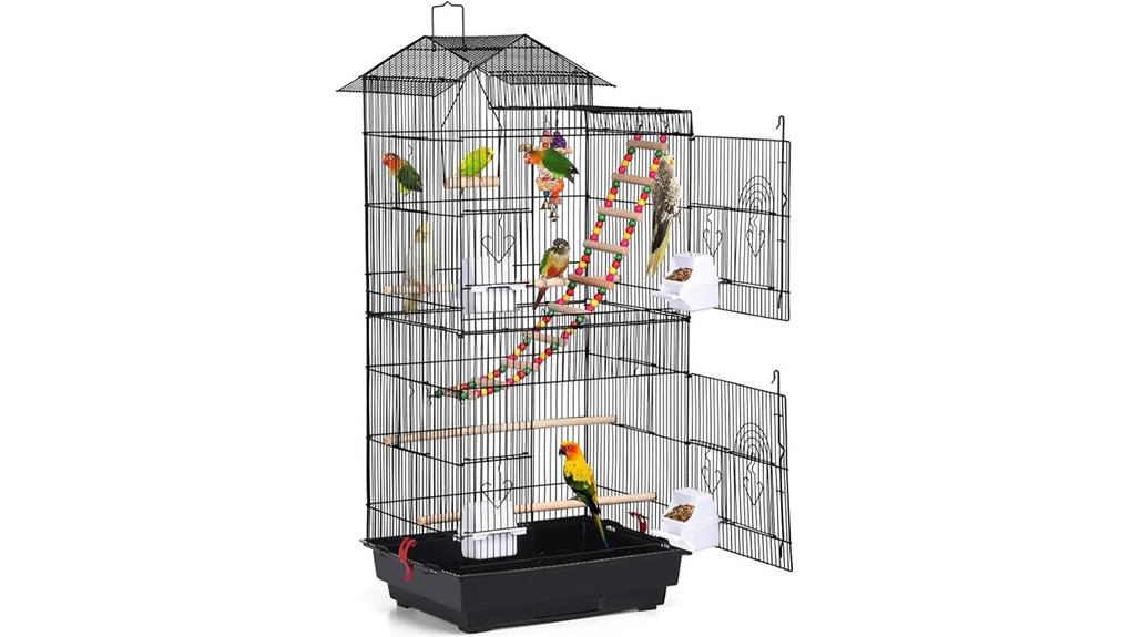 39 inch rooftop parrot cage