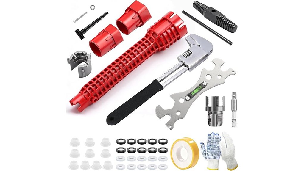 39 piece plumbing tool set