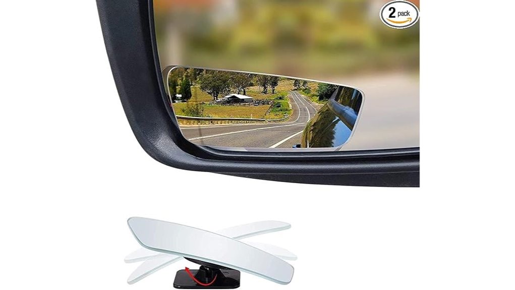 3 5 inch rectangular blind spot mirrors