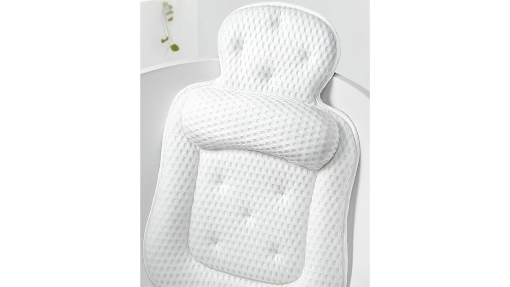 3d mesh bath pillow