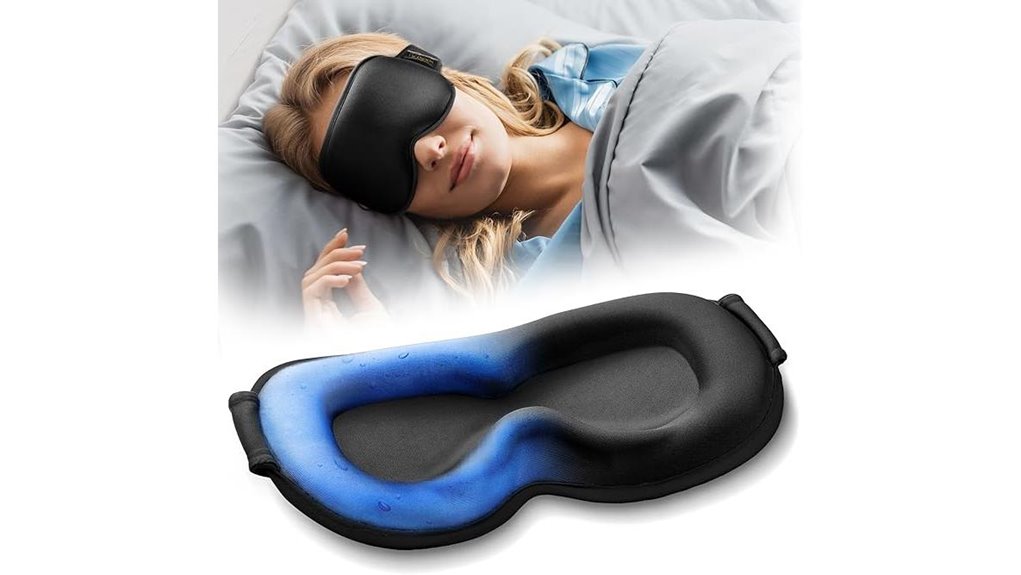 3d weighted cooling gel eye mask