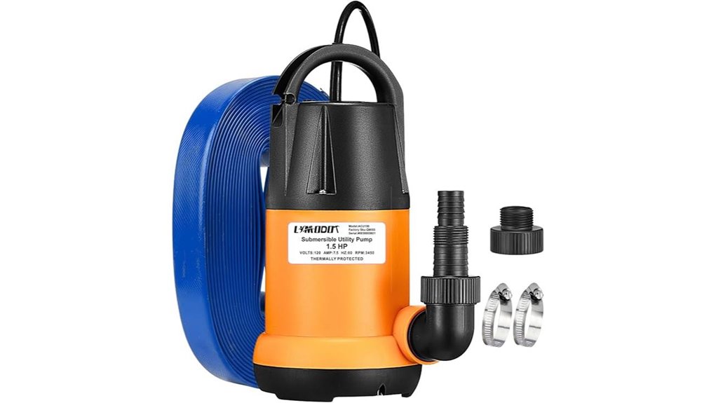 4000gph submersible utility pump