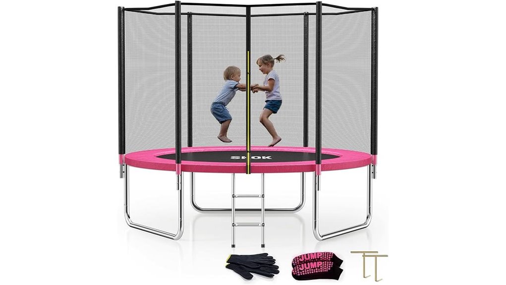 400lb capacity outdoor trampoline