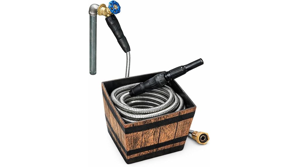 40 foot expandable metal garden hose