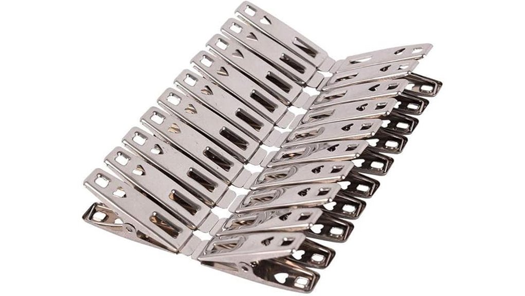 40 pack stainless steel clips