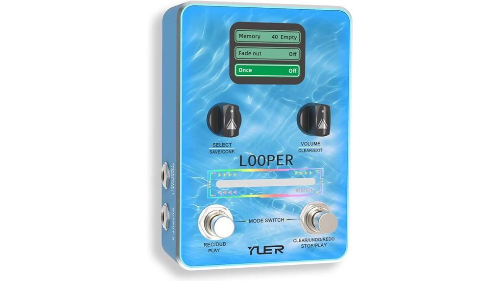 40 slot guitar and bass looper