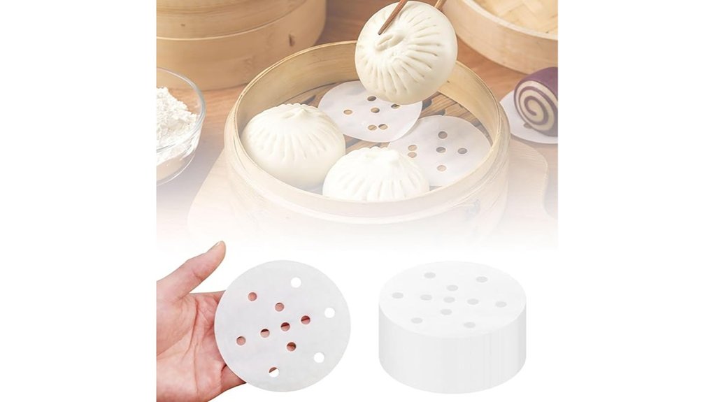 450 piece 4 bamboo steamer liners