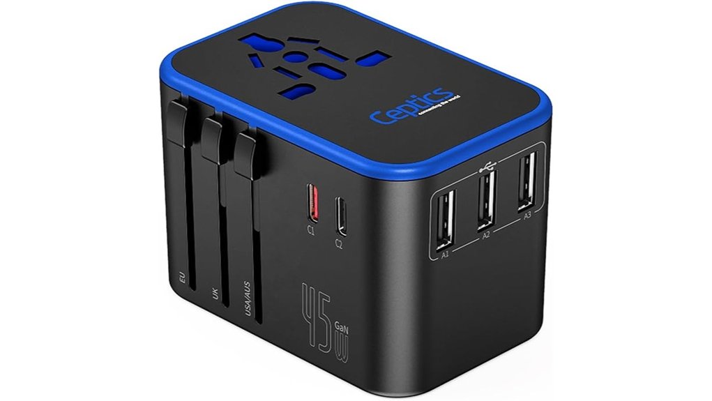 45w pd qc travel adapter