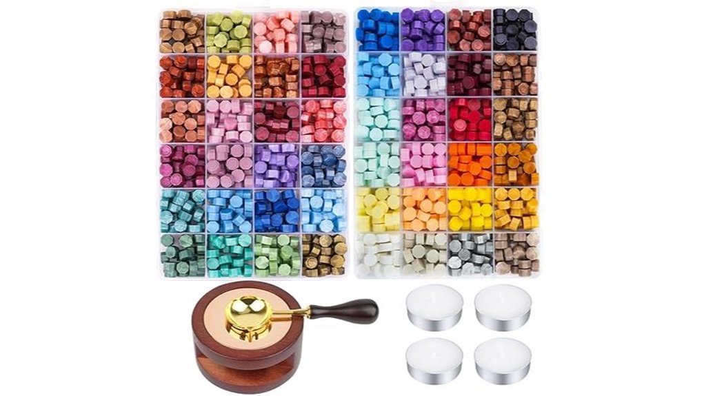 48 color 1248 piece wax seal kit