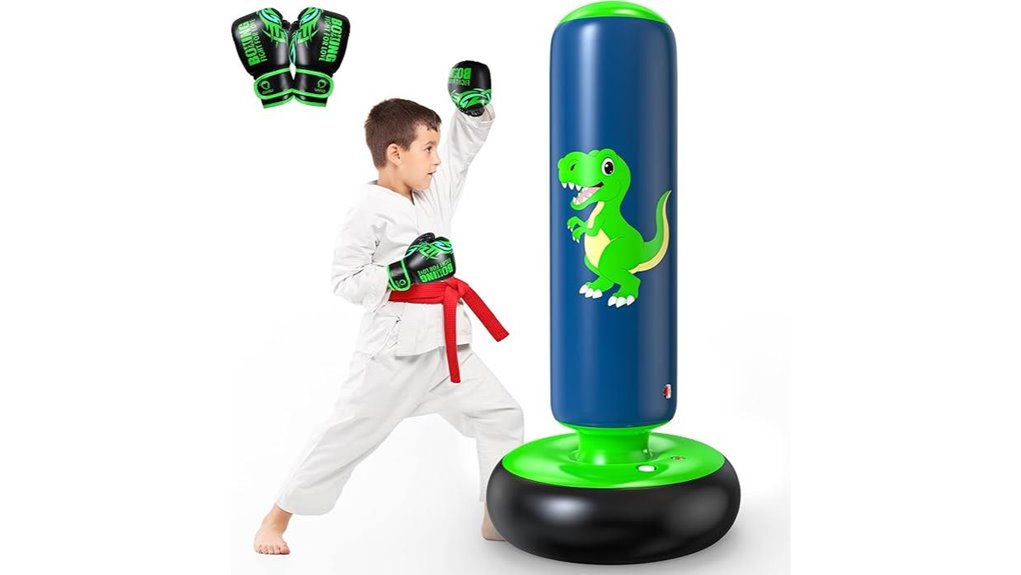48 inch inflatable dinosaur punching bag