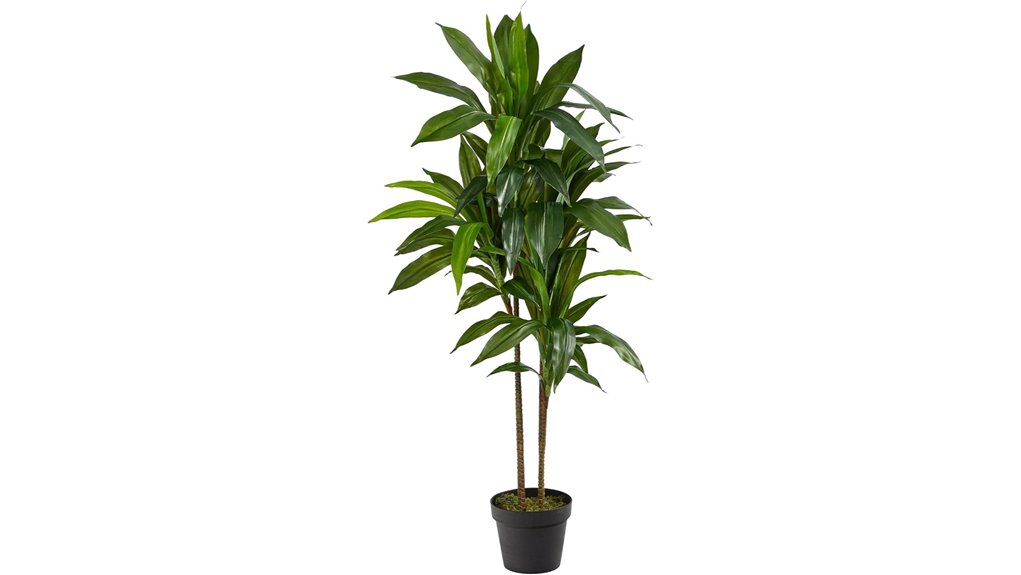 48 inch potted artificial dracaena