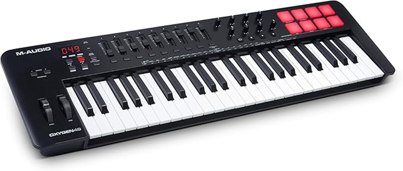 49 key usb midi controller