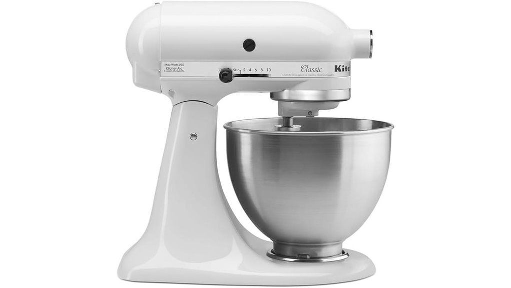 4 5 quart white tilt head standmixer