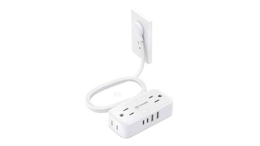 4 outlet power strip usb