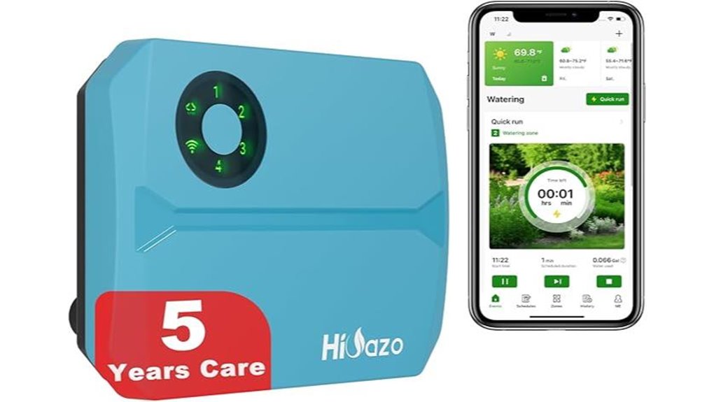 4 zone smart wifi sprinkler