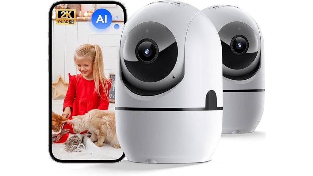 4k pan tilt indoor cameras