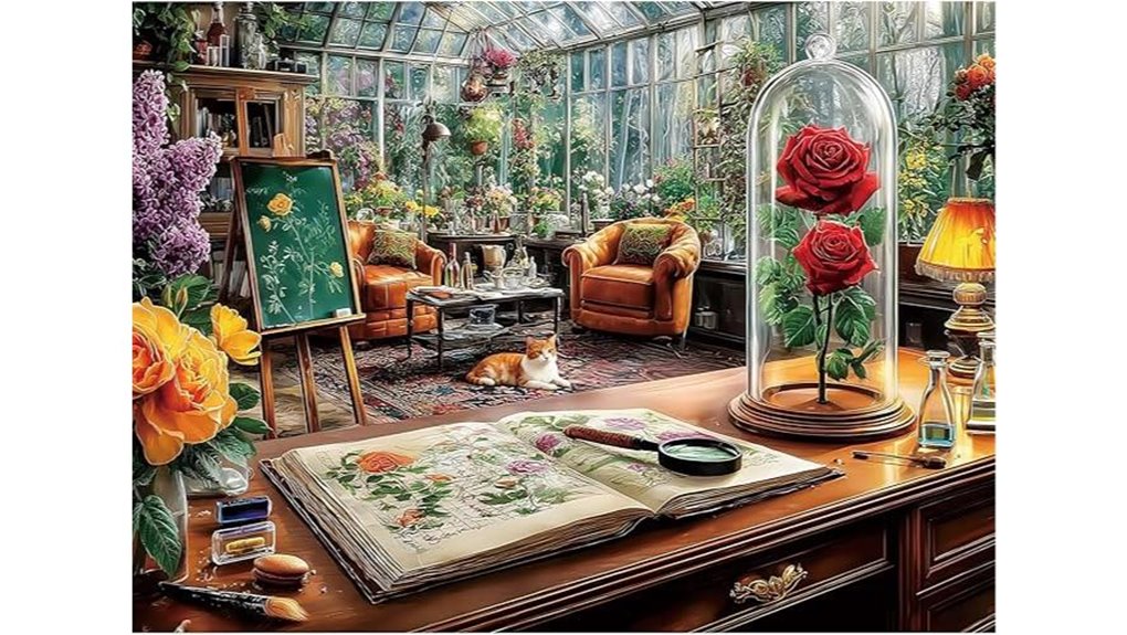 500 piece cat rose puzzle