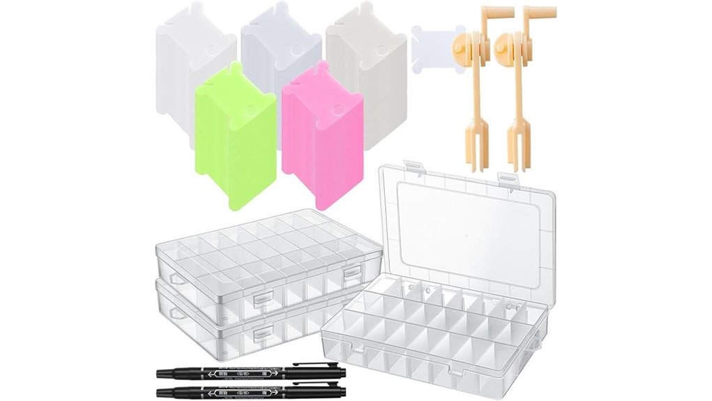 507 piece embroidery floss organizer