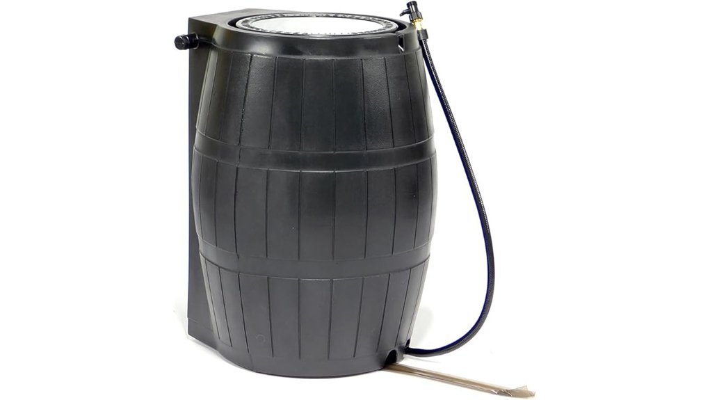 50 gallon flat back rainbarrel