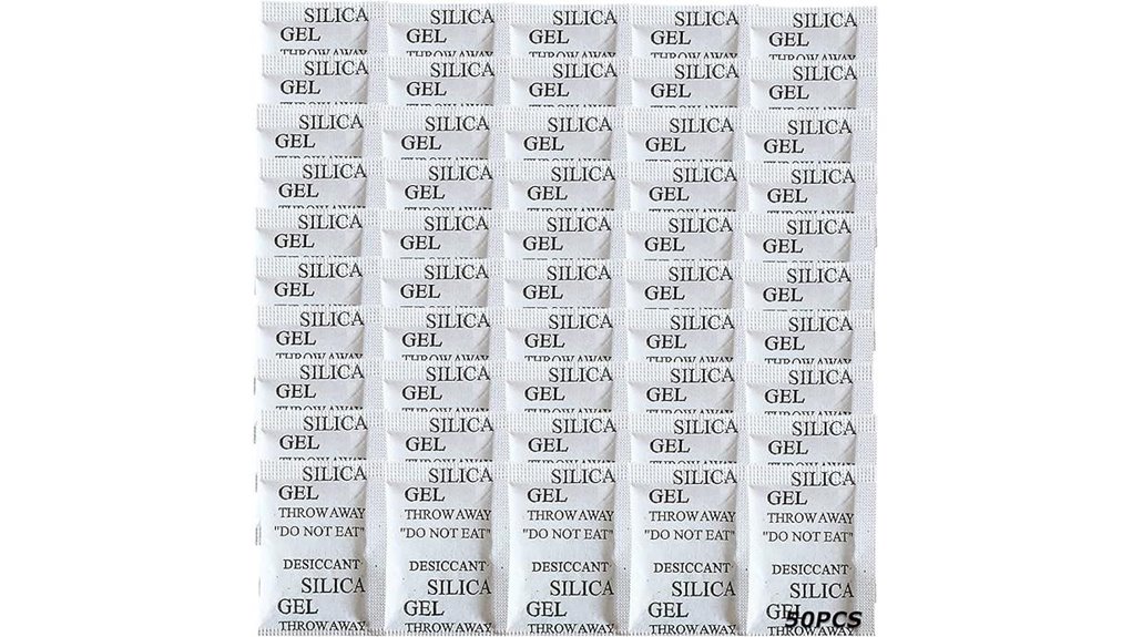 50 pack 5g silica gel moisture absorbers