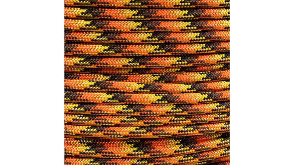 50ft campfire colored 550 paracord