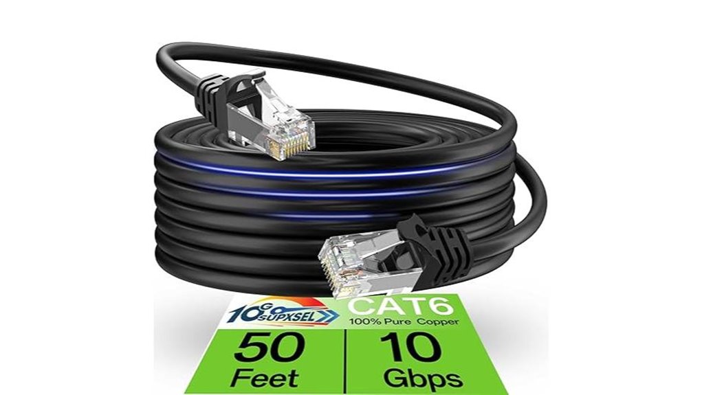 50ft cat6 10gbps ethernet