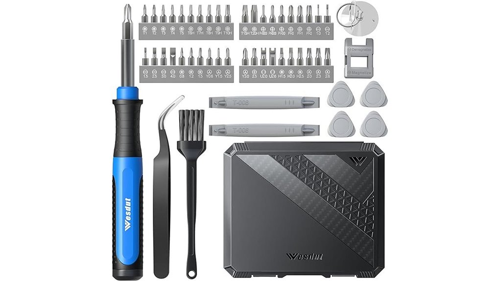 52 piece precision magnetic screwdriver kit