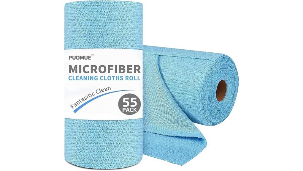 55 pack microfiber cleaning cloths