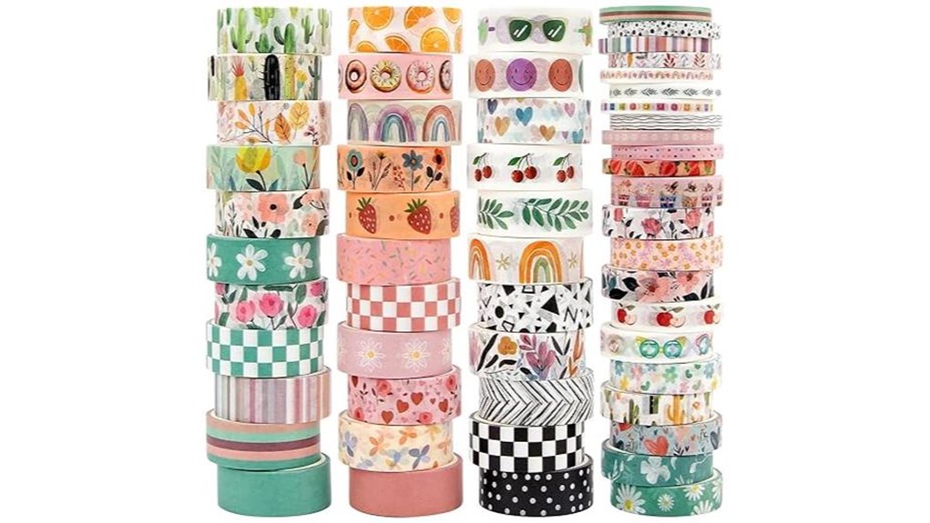 55 roll holiday washi set
