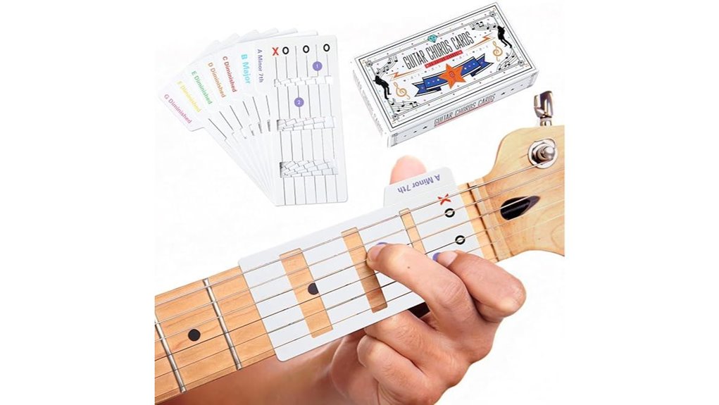 56 pack guitar chord flashcards