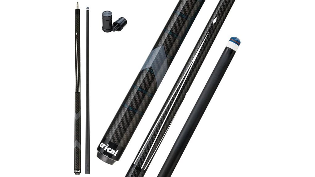 58 inch carbon fiber low deflection pool cue