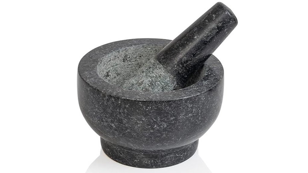 5 inch granite mortar and pestle