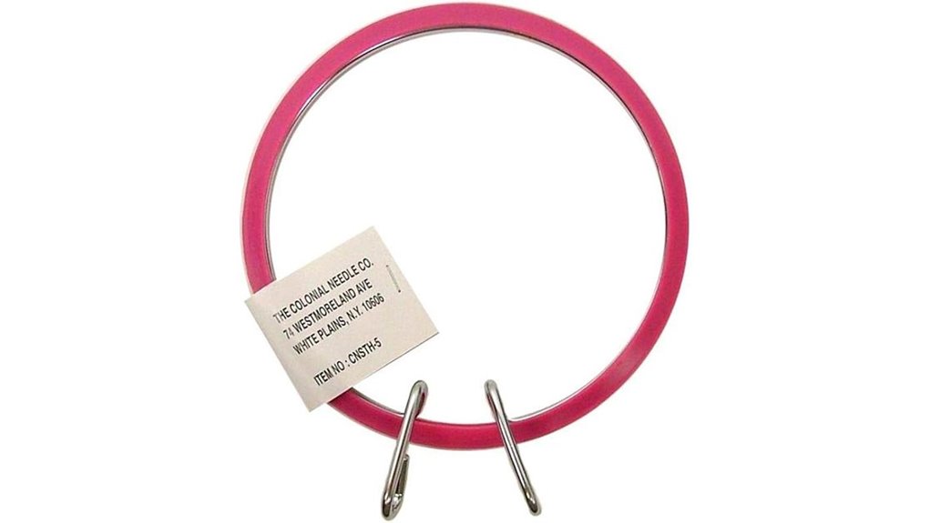 5 inch pink embroidery hoop