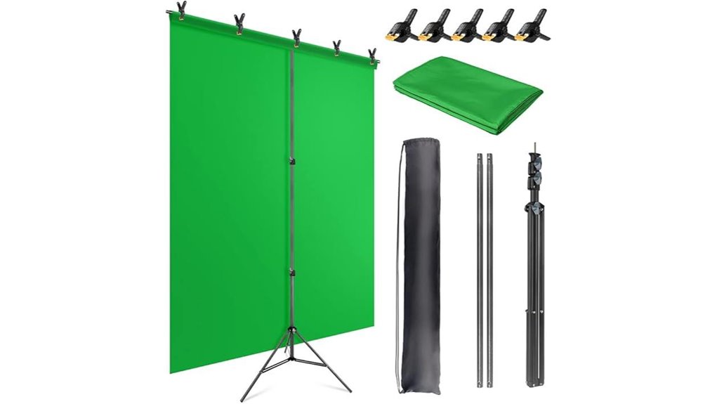 5x6 5ft portable green screen