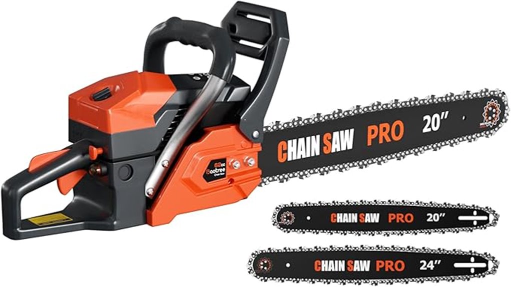 62cc chainsaw with bars