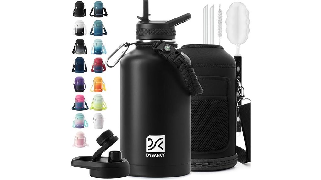 64oz stainless steel insulated bottle