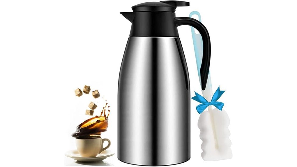 68oz stainless steel insulated carafe