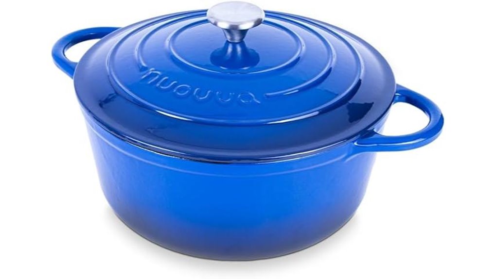 6 4 quart enamel cast iron