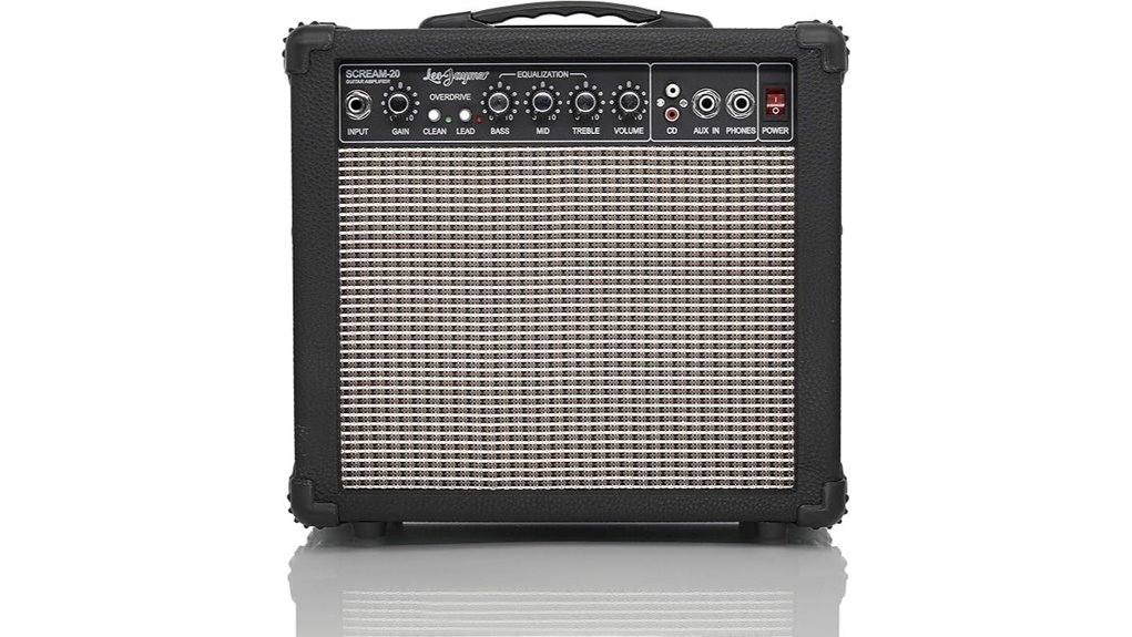 6 5 black 20w guitar amplifier
