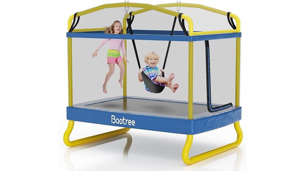 6 5ft rectangular kids trampoline