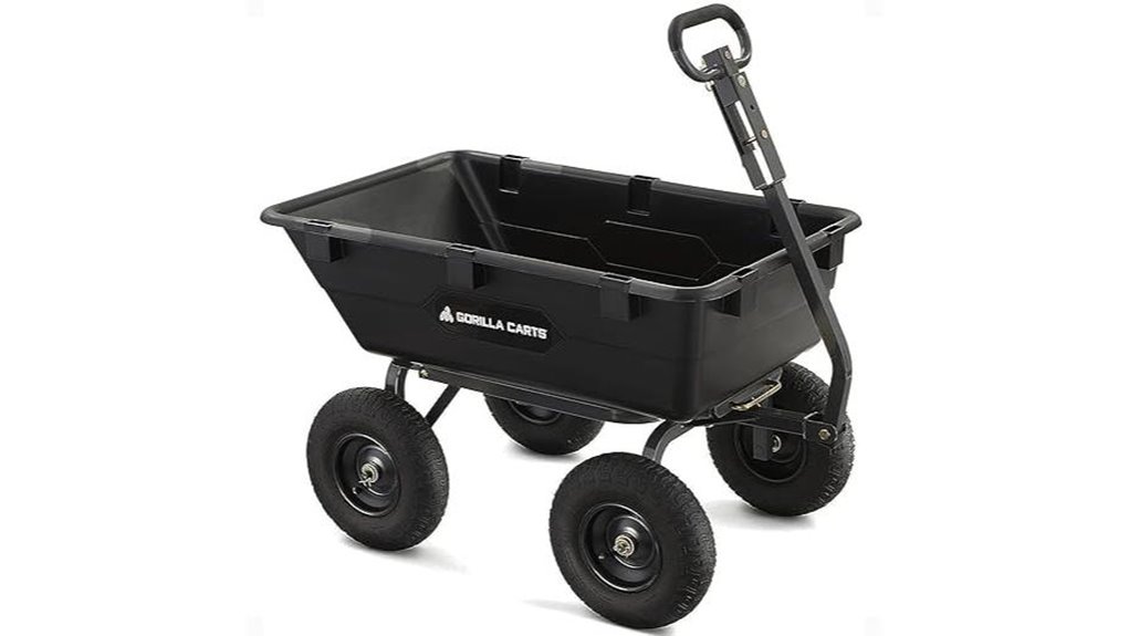 6 cu ft heavy duty dump cart