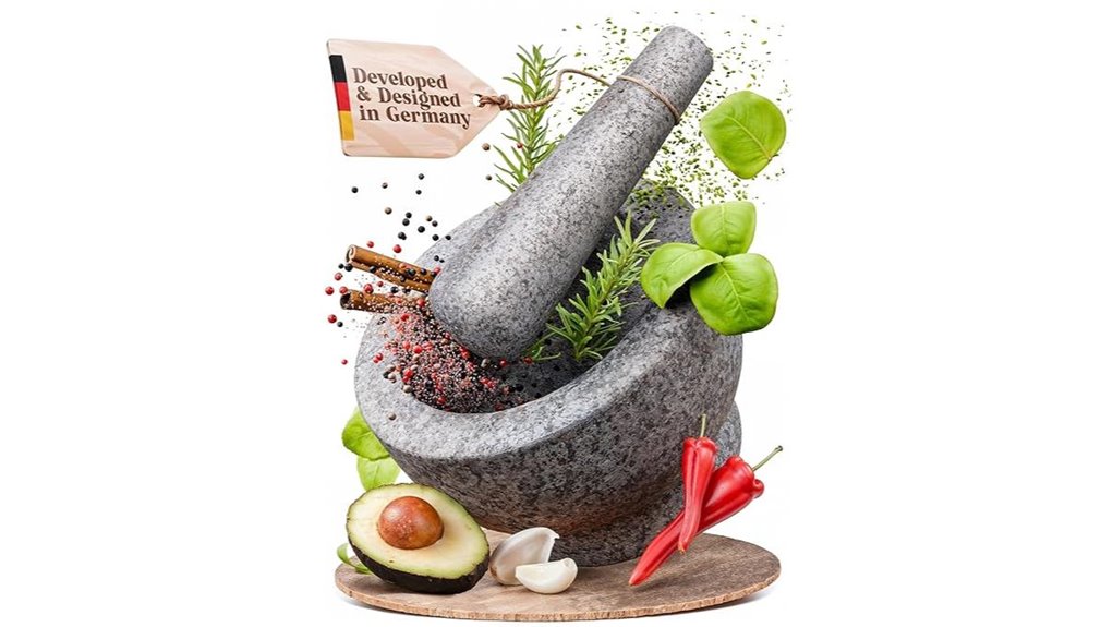 6 inch granite mortar and pestle