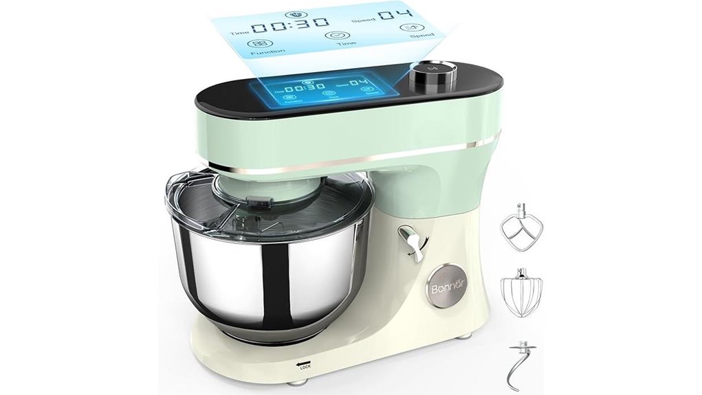 6 quart green 11 speed mixer