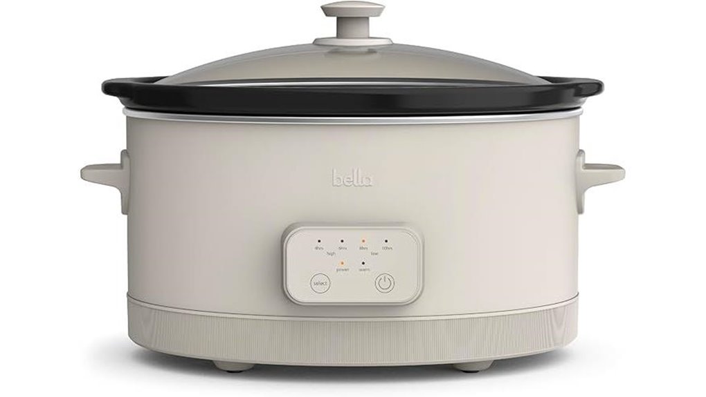 6 quart programmable slow cooker
