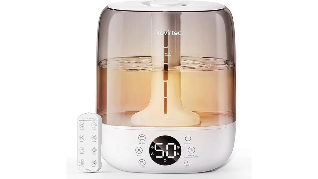 6l warm and cool mist humidifier