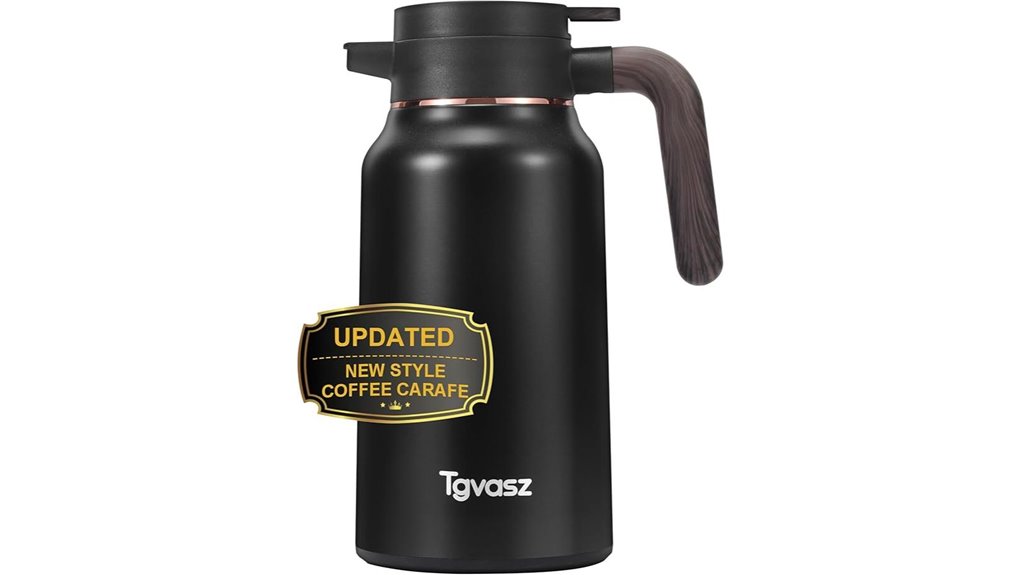 70oz black stainless carafe