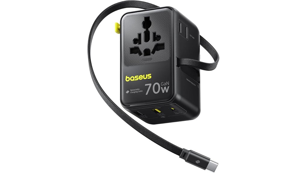 70w 6 in 1 universal adapter