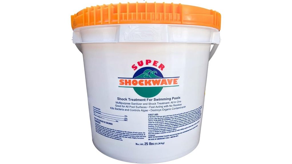 72 75 calcium hypochlorite shock
